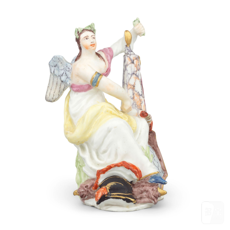 A Bow figure of a muse, probably Calliope, circa 1750-54 - 图5